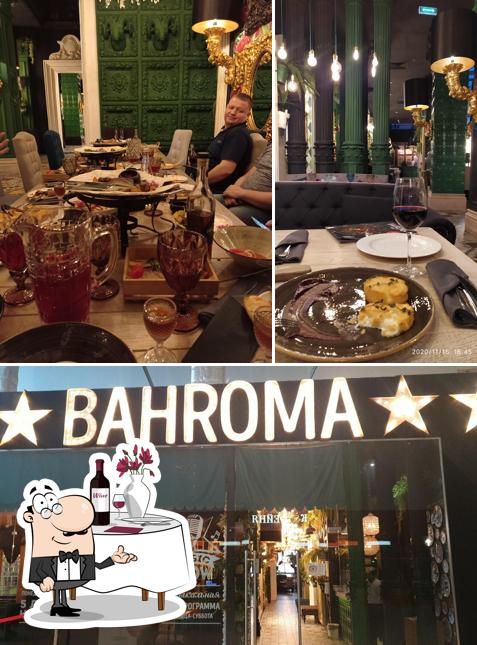 Mira las fotos que muestran comedor y comida en Bahroma