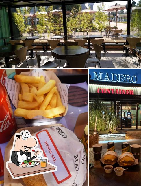 A imagem do Madero Container Limeira Shopping’s comida e interior