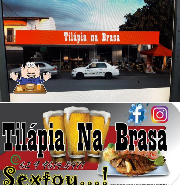 Comida em Tilápia na Brasa Restaurante