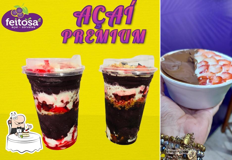 AÇAÍ FEITOSA oferece uma variedade de pratos doces