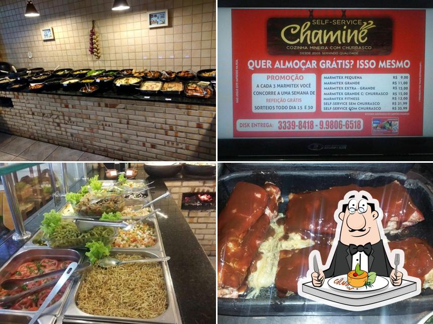 Comida em Restaurante Chaminé