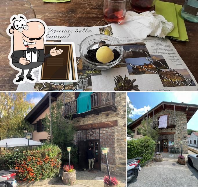 La immagine della esterno e cibo di C'era una volta