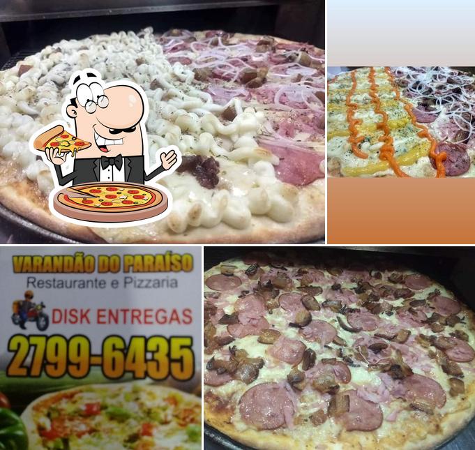 Peça pizza no Pizzaria Varandão do Paraíso