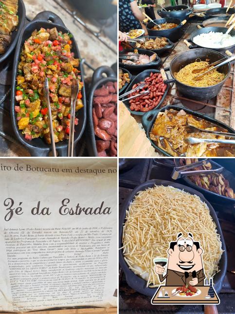 Peça refeições de carne no Restaurante Rural Estância Canaã