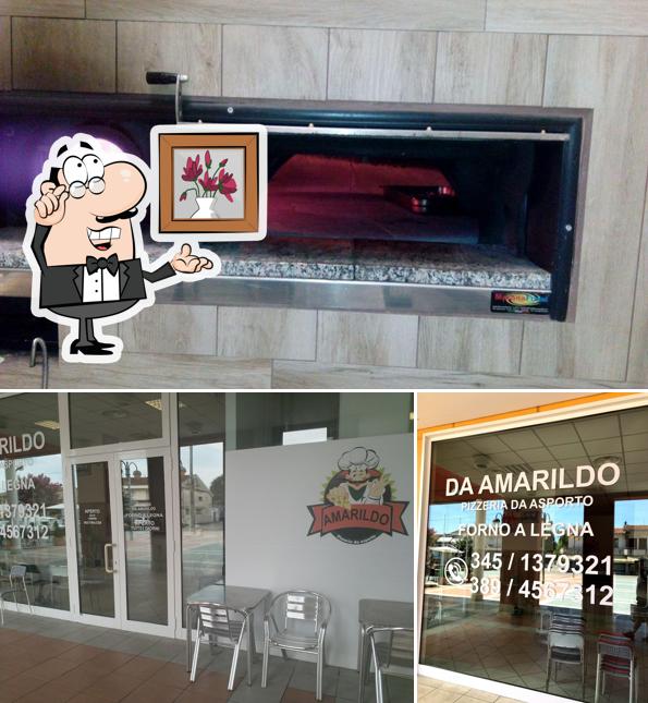Gli interni di Pizzeria da Amarildo-Castelminio