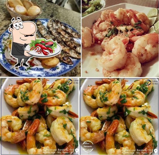 Desfrute os sabores do mar no Restaurante Curva de Rio