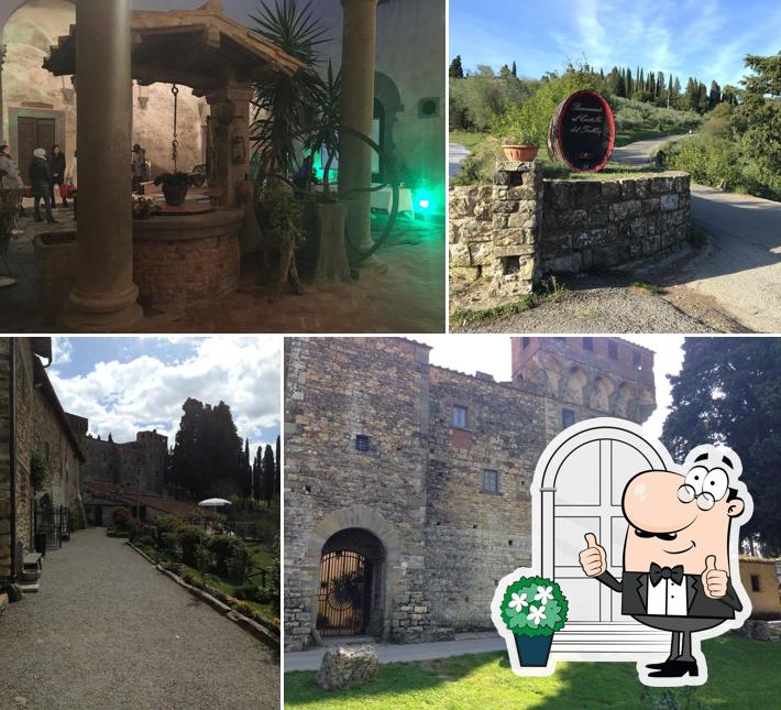 Goditi la vista dagli esterni di Castello Del Trebbio