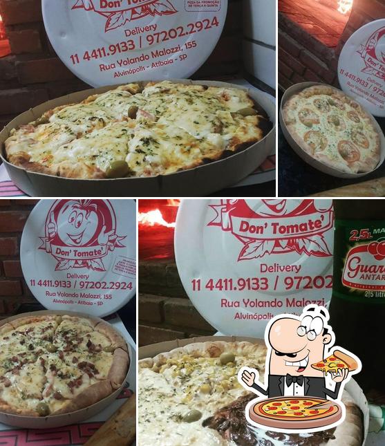 Consiga diversos variedades de pizza