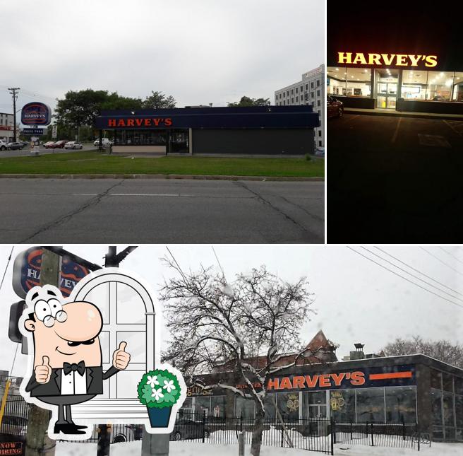 L'extérieur de Harvey's