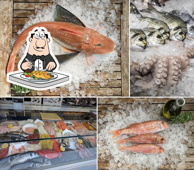 Sofisch am Kaiser-Josef-Platz bietet eine Speisekarte für Fischliebhaber