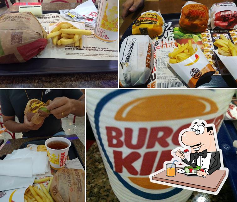 Comida em Burger King