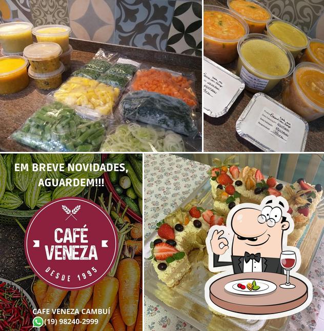 Comida em Café Veneza Restaurante