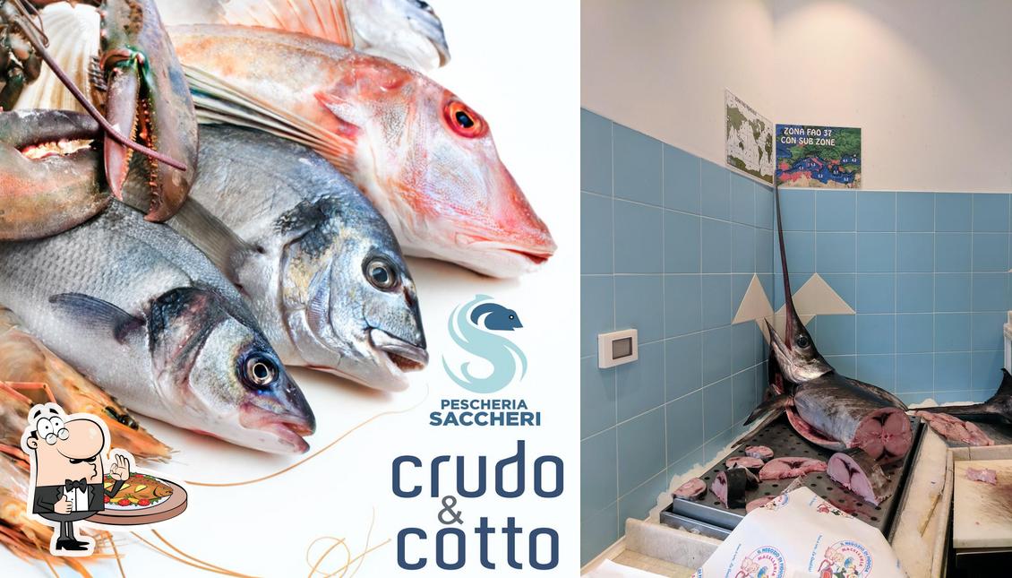 Pescheria Saccheri Crudo & Cotto serve un menu per gli amanti del pesce