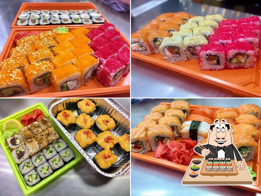 Commandez de nombreuses options de sushi