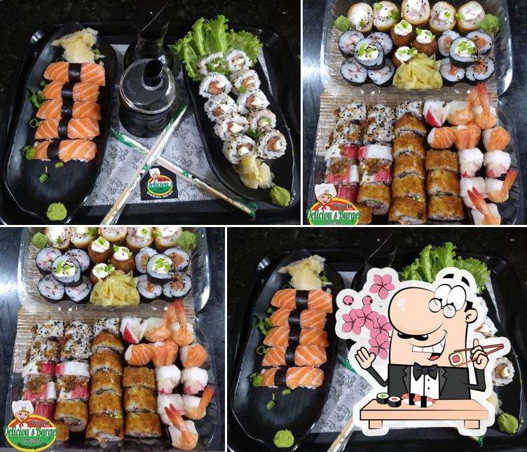 Experimente diversas opções de sushi