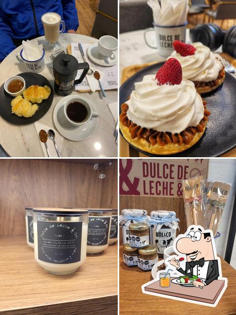 A ilustração da comida e bebida no Dulce de Leche & Co. Parkshopping Canoas