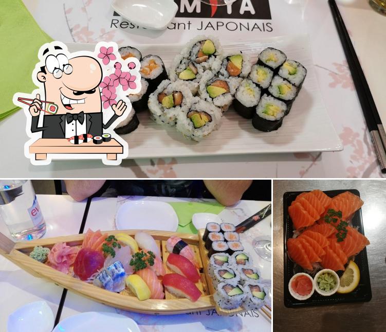 Commandez de nombreuses options de sushi