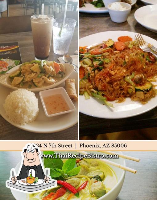 Food at Thai Recipe Bistro