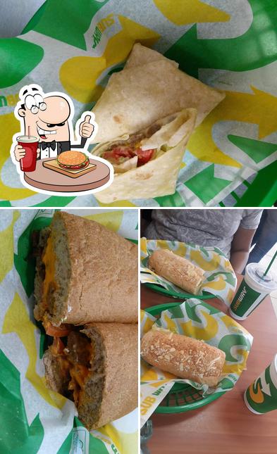 Consiga um hambúrguer no Subway