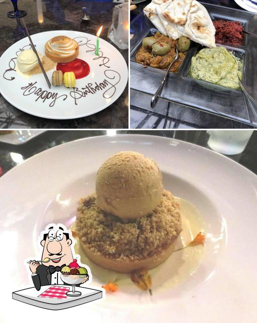 Azure Restaurant & Bar provides a selection of sweet dishes