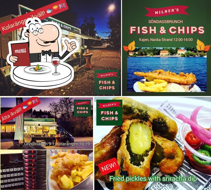 Food at Milner’s Fish & Chips