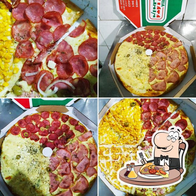 Escolha diferentes estilos de pizza