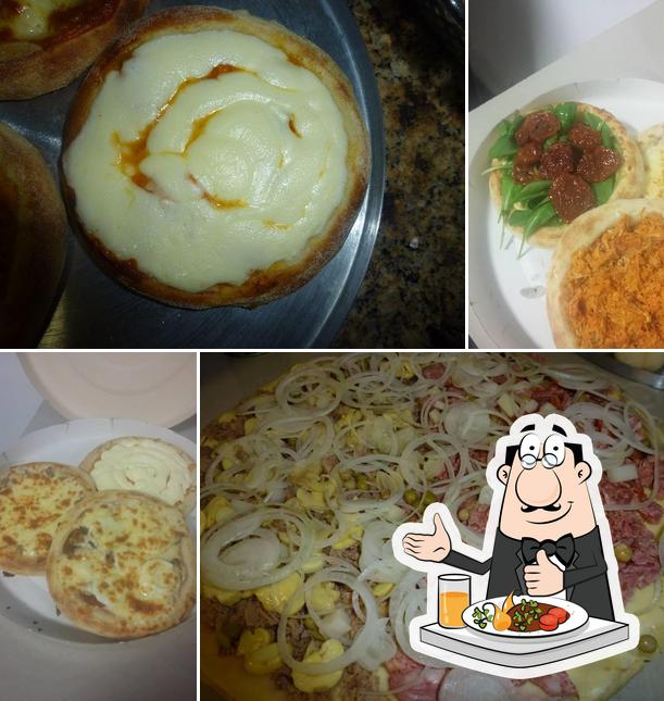 Comida em Pizzaria Nobre