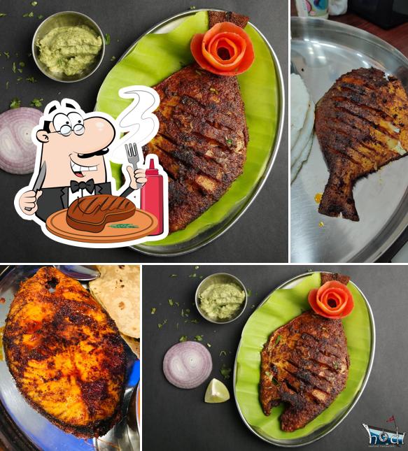 Get meat dishes at HODI SEAFOOD RESTAURANT THANE