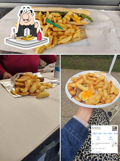 Commandez des frites à Au Petit Festin