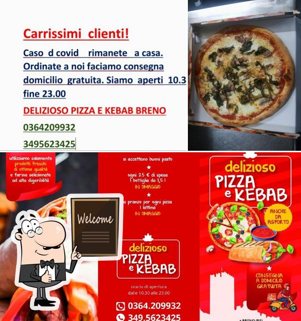 Vedi questa foto di Delizioso kebab pizza