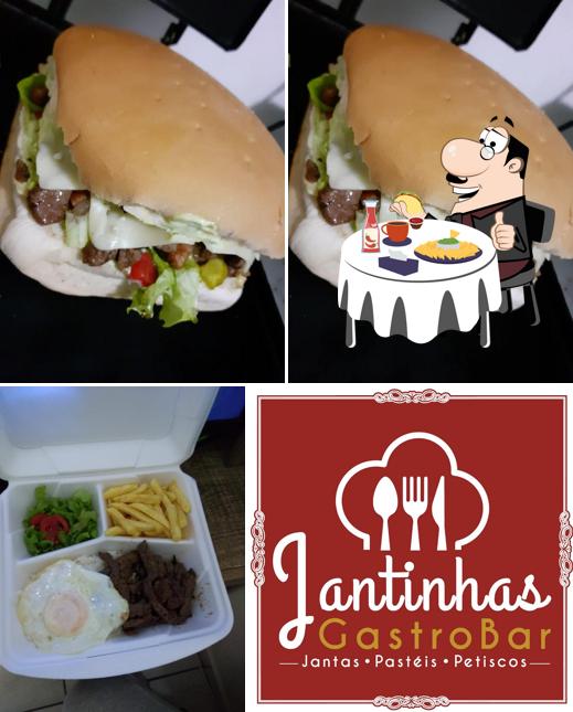 Consiga um hambúrguer no JANTINHAS GASTROBAR