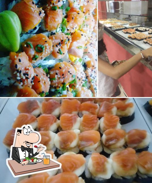 Comida em Muralha Oriental Sushi