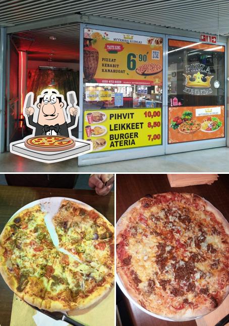 Elige una pizza en Pizzakuningas Myyrmäki