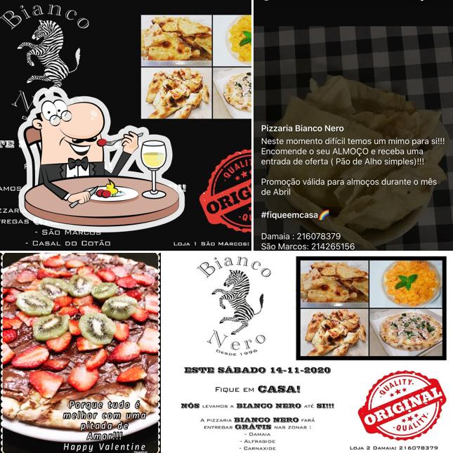 Cibo al Pizzeria Bianco e Nero