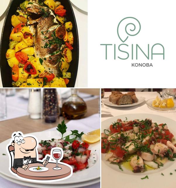 Nourriture à Fish Restaurant Tisina