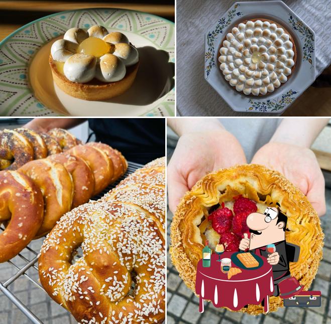 marguerite Boulangerie du coin sert une variété de desserts