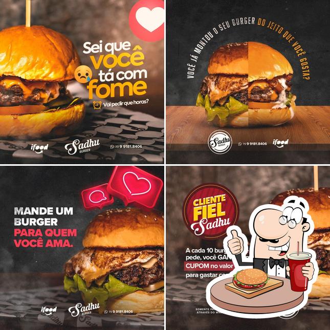 Delicie-se com um hambúrguer no Sadhu Burger