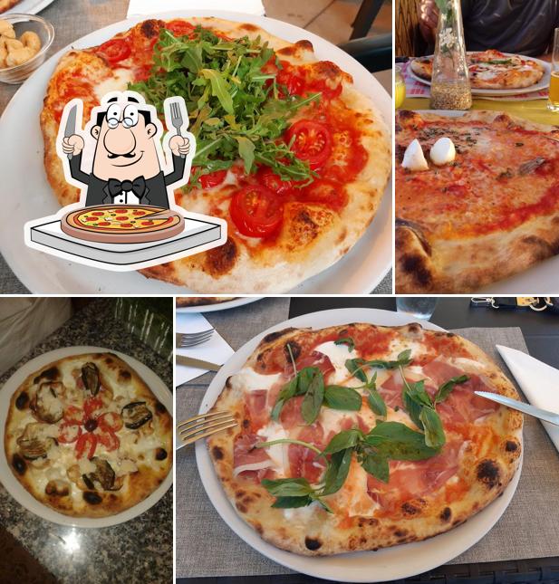 Bei Pizzeria da Stella di Stella Cosimo könnt ihr Pizza probieren 