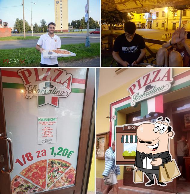 Mira cómo es Pizza Borsalino Poprad - Námestie sv.Egídia por fuera