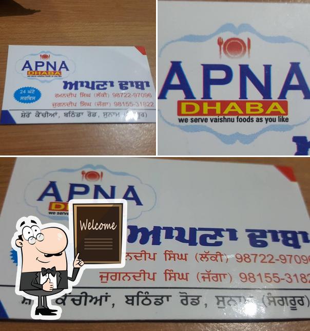 See the pic of Aapna dhaba