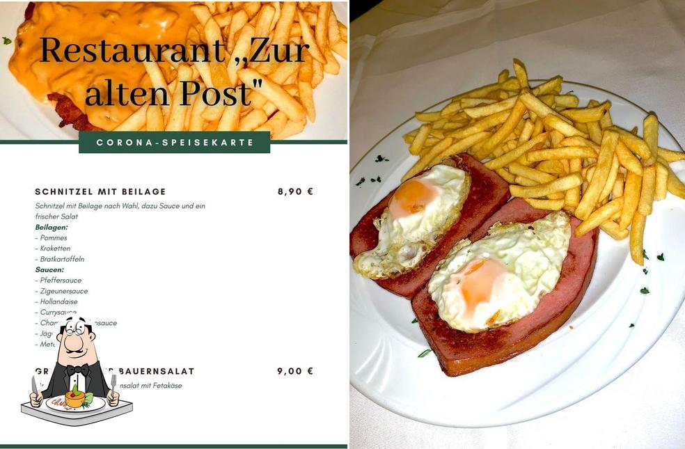 Nourriture à Restaurant Zur Alten Post