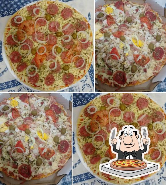 Consiga pizza no Açaí da Sandrinha