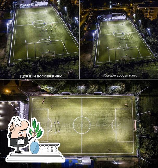 L'extérieur de Dream Soccer Park