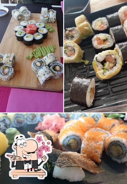 Prenez de nombreuses options de sushi