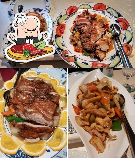 Get meat meals at China Restaurant Panda