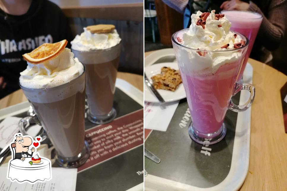 Costa Coffee West Kirby serves a number of sweet dishes