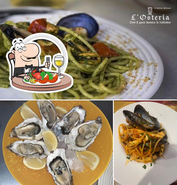 Prova la cucina di mare a Osteria Al Tempio dei Sapori di Stefano Affatigato