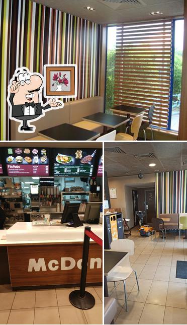 L'intérieur de McDonald's