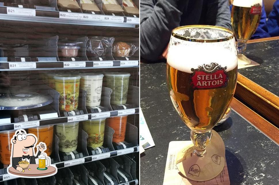 Vous pouvez prendre un verre de bière blonde ou brune