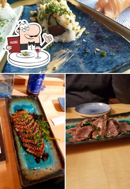 Еда в "Furittsu Sushi Restaurant"